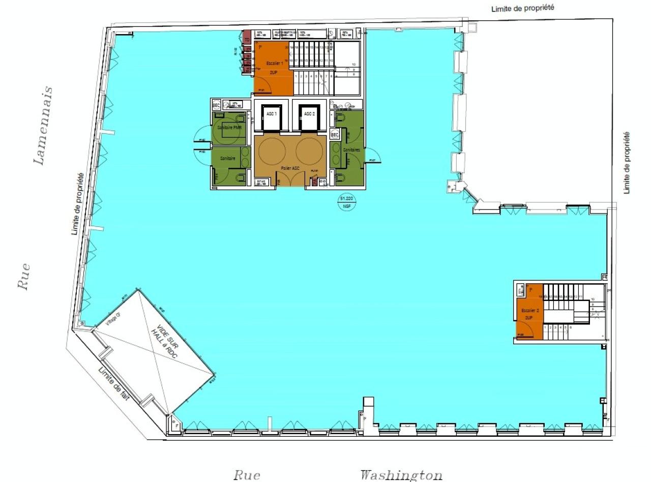 Bureau Paris 3633m² Location bureau Paris OLBUR2314520 6